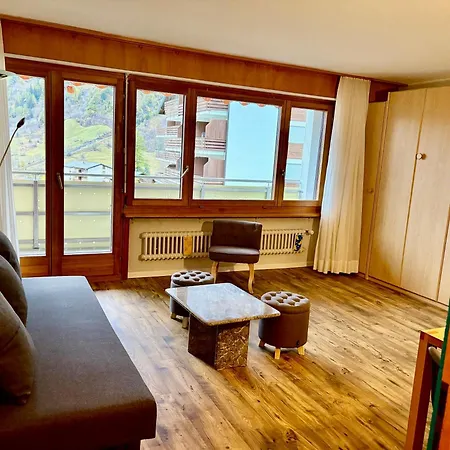 Apartamento Panorama 20, Grosses Studio, Nahe Ski-pisten, Parkplatz Leukerbad