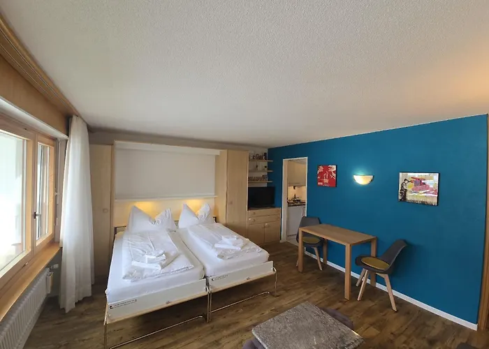 公寓 Panorama 20, Grosses Studio, Nahe Ski-pisten, Parkplatz 洛伊克巴德